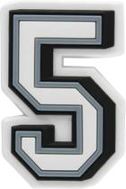 Jibbitz charm numero 5 unico