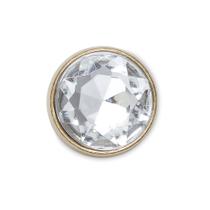 Jibbitz círculo de pedraria dourado unico Jibbitz círculo de pedraria dourado unico