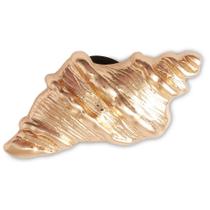 Jibbitz concha dourada unico