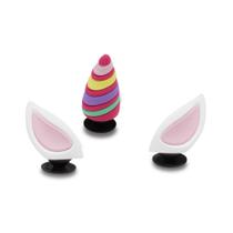 Jibbitz Conjunto Unicórnio Único