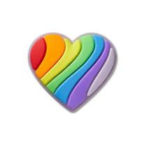 Jibbitz Coração Arco-Íris Orgulho Único
