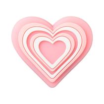Jibbitz coração rosa unico unico