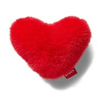 Jibbitz Coração Vermelho de Pelúcia Único