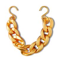 Jibbitz Corrente Cubana Dourada Único