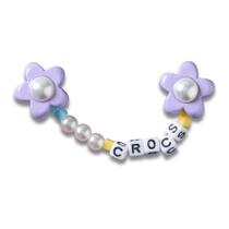 Jibbitz Corrente de Flores Roxa UNICO Jibbitz Corrente de Flores Roxa UNICO