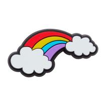 Jibbitz crocs arco íris com nuvens unico