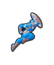 Jibbitz Crocs Avengers Capitão América Multicolor