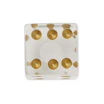 Jibbitz dado transparente unico