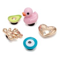 Jibbitz delicados pack com 5 unidades unico