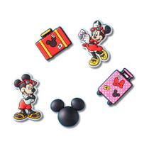 Jibbitz Disney Mickey de Férias Pack com 5 Peças Único