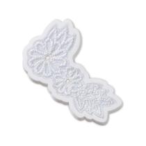 Jibbitz Elegante Floral Branco Único Jibbitz Elegante Floral Branco Único