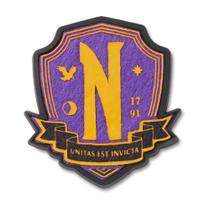 Jibbitz Emblema Wednesday Nevermore Único