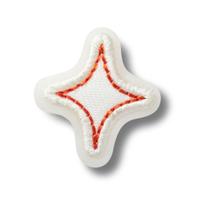 Jibbitz Estrela de 4 Pontas Artesanal Único Jibbitz Estrela de 4 Pontas Artesanal Único