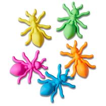 Jibbitz formigas neon pack 5 unico Jibbitz formigas neon pack 5 unico