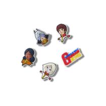 Jibbitz gundam pack com 5 peças unico