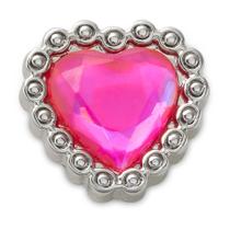 Jibbitz jóia de coração unico