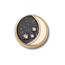 Jibbitz Lua Crescente Dourada Único