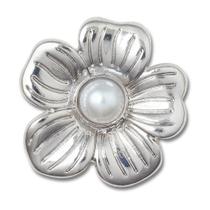 Jibbitz margarida prateada 2 unico Jibbitz margarida prateada 2 unico