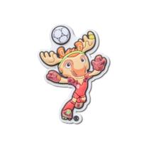 Jibbitz Mascote Da Fifa Maple Canadá Único Jibbitz Mascote Da Fifa Maple Canadá Único