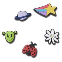 Jibbitz mix infantil pack 5 unico