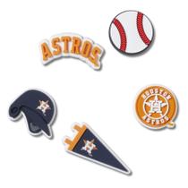 Jibbitz mlb houston astros pack com 5 peças unico