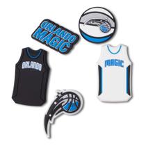Jibbitz nba orlando magic pack com 5 unidades unico