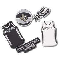 Jibbitz nba san antonio spurs pack 5 unico Jibbitz nba san antonio spurs pack 5 unico