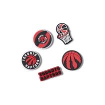 Jibbitz nba toronto raptors pack 5 unico