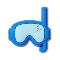 Jibbitz óculos de mergulho azul unico unico