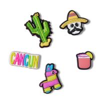 Jibbitz olá méxico pack com 5 peças unico Jibbitz olá méxico pack com 5 peças unico