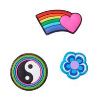 Jibbitz para prender colorido pack com 3 unico