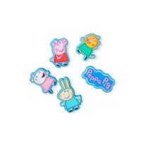 Jibbitz peppa pig pack 5 unico