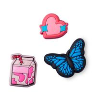 Jibbitz pinos rosa e azul unico Jibbitz pinos rosa e azul unico