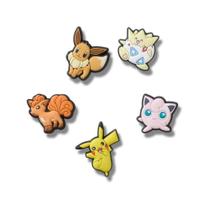 Jibbitz pokemon personagens pack com 5 peças unico