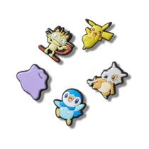 Jibbitz pokemon variados pack com 5 peças unico