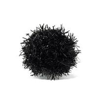 Jibbitz Pompom Preto Única