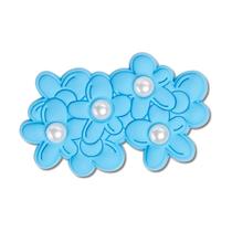 Jibbitz ramo de flores azuis unico Jibbitz ramo de flores azuis unico