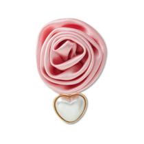 Jibbitz Rosa com Gota de Pérola Único