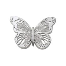 Jibbitz Silver Cutout Butterfly Único