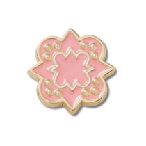 Jibbitz Símbolo Sororidade Rosa E Dourado Único Jibbitz Símbolo Sororidade Rosa E Dourado Único