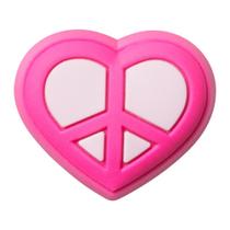 Jibbitz sinal de paz coração unico Jibbitz sinal de paz coração unico