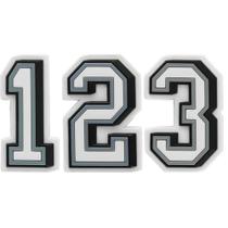 Jibbitz um, dois, três pack com 3 unidades unico unico