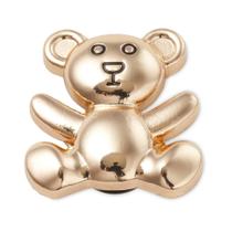 Jibbitz urso teddy dourado unico