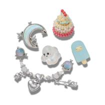 Jibbitz Verão Iridescente Pack Com 5 Peças Único