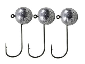 Jig Head Esférico 50g (Anzol 4/0) - Chumbadas Oficial - 3 Unidades