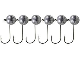 Jig Head Esférico 50g (Anzol 4/0) - Chumbadas Oficial - 6 Unidades