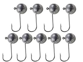 Jig Head Esférico 70g (Anzol 4/0) - Chumbadas Oficial - 9 Unidades