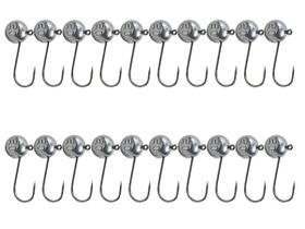 Jig Head Facetado 20g (Anzol 3/0) - 20 Unidades