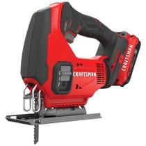 Jig Saw Craftsman V20 Cordless CMCS600D1 com bateria e carregador Jig Saw Craftsman V20 Cordless CMCS600D1 com bateria e carregador