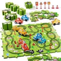Jigsaw Puzzle Race Track Car Set Toys Bennol para 2 a 6 anos Jigsaw Puzzle Race Track Car Set Toys Bennol para 2 a 6 anos